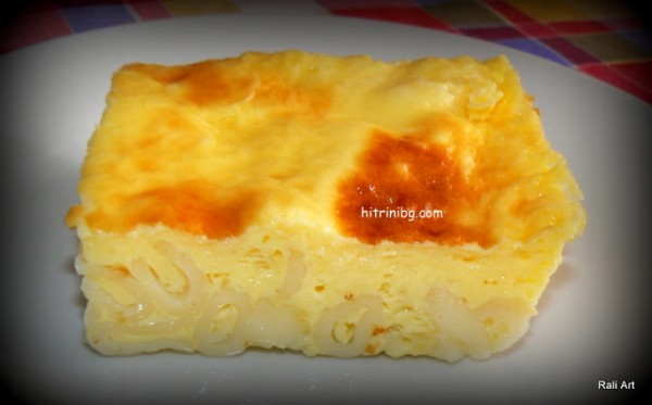 макарони на фурна с масло