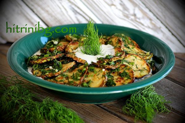 тиквичките с кисело мляко